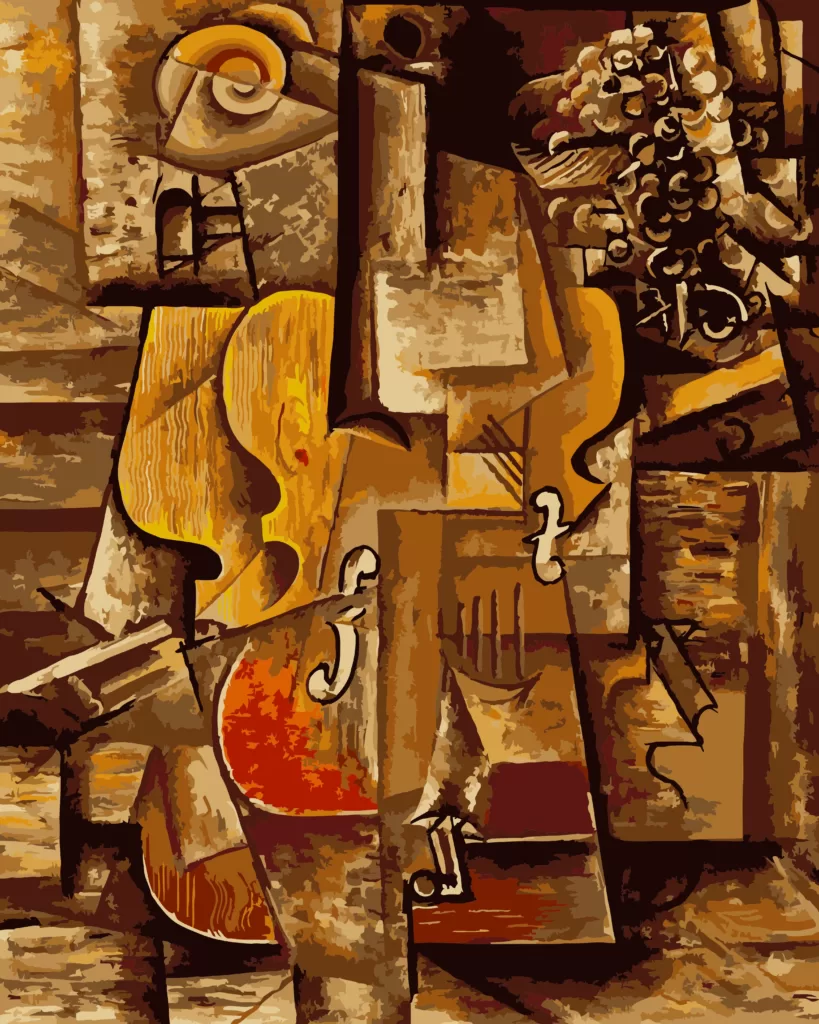 Picasso Violin Paint by Numbers Paint My Numbers